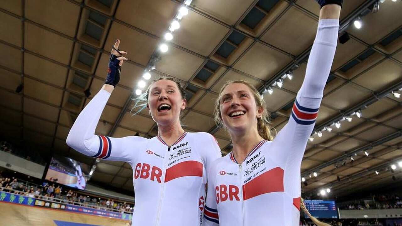 Katie Archibald and Laura Kenny