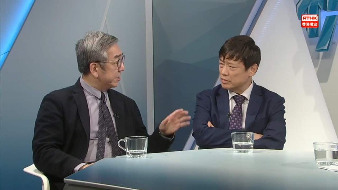 Chip Tsao and Hu Xijin