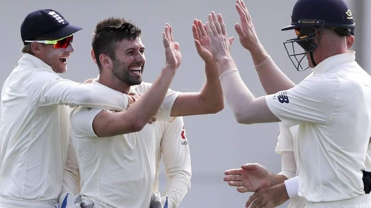 England bowler Mark Wood