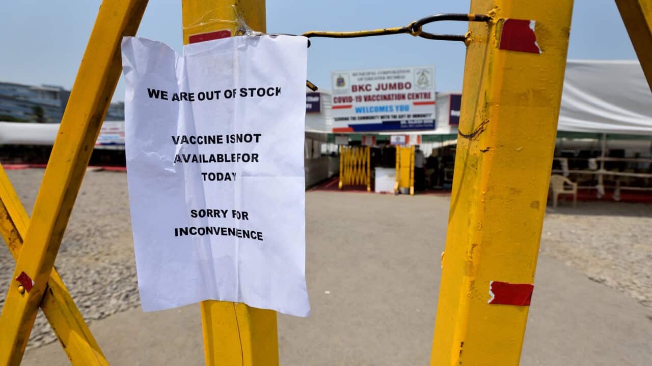 A mass COVID 19 Vaccination Centre in Mumbai closes due to vaccine shortage