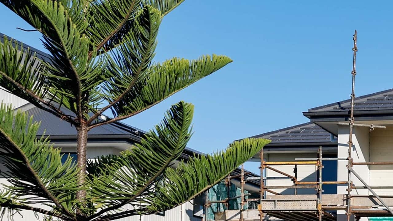 Properties under construction on the Gold Coast