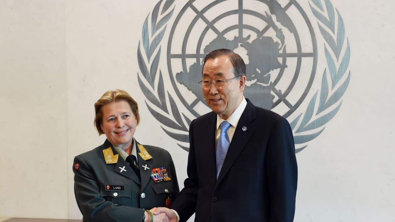 Major General Lund has been appointed as the new head of the UN military peacekeeping force in Cyprus, and will be the first ever female military commander of a UN peacekeeping force. (AFP)
