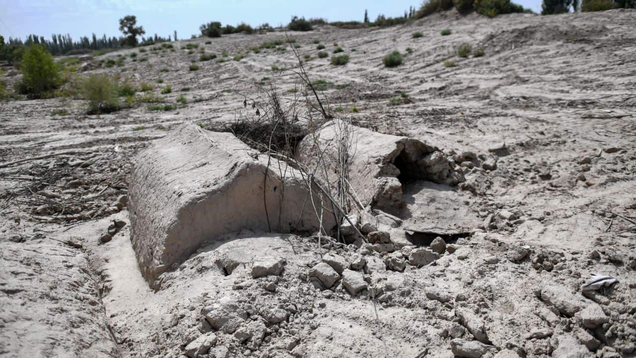 China is tearing up burial grounds where generations of Uighur families have been laid to rest.