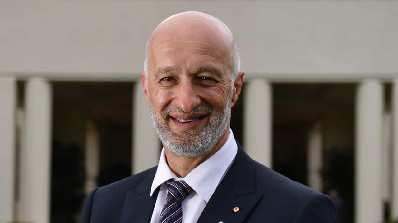 Paris Aristotle at Parliament House in Canberra in 2017