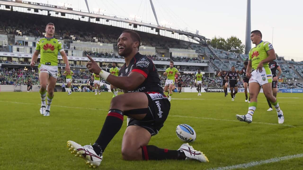 Jarrad Kennedy of the Canberra Raiders