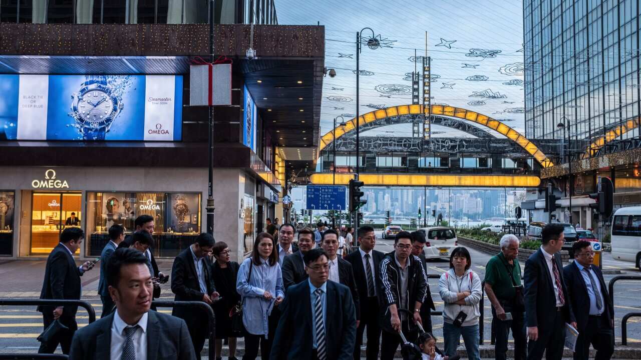 The Empire Centre in Hong Kong, where a falsely company calling itself R&C Capital claimed to have its offices. (Lam Yik Fei/The New York Times)