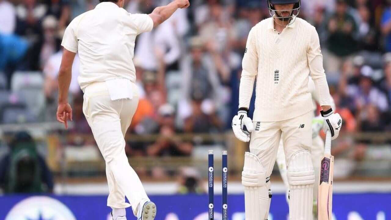 Mitchell Starc and James Vince