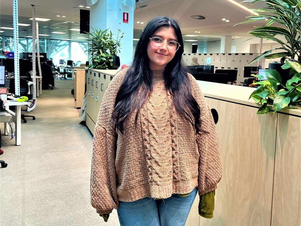 Greek Australian actress Yakinthi Makka at SBS Melbourne, July 2026