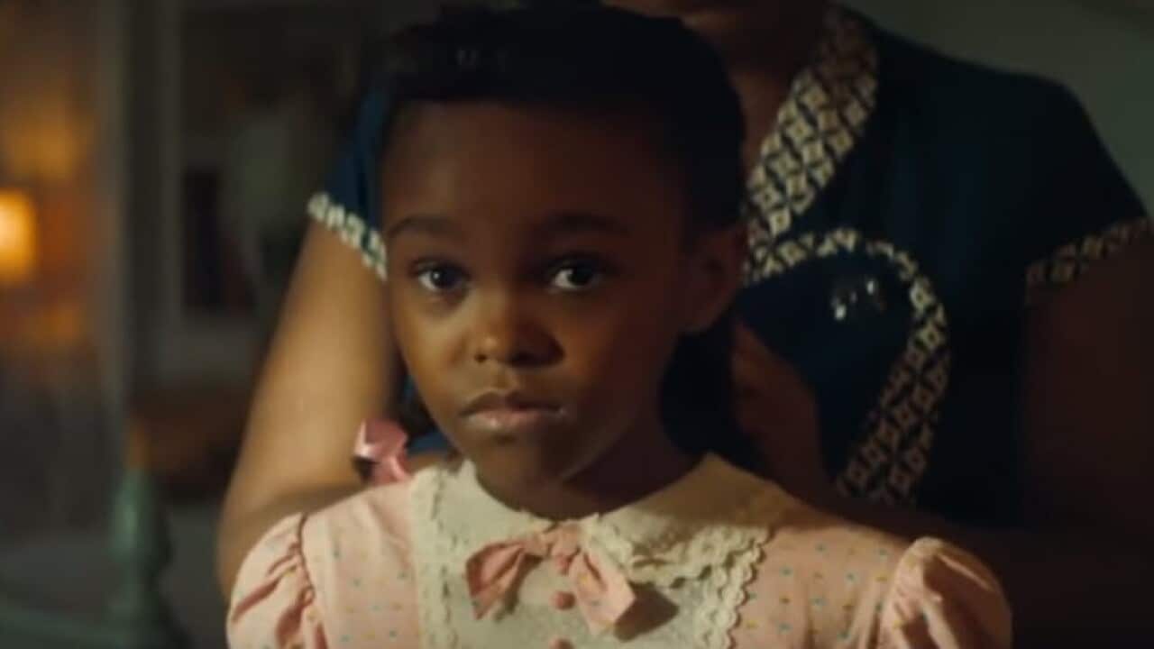 A scene from the Proctor and Gamble ad which has provoked intense debate about racism.