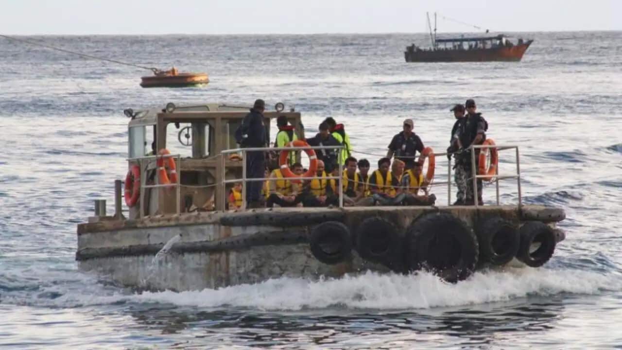 The latest asylum seeker boat to be intercepted by border forces was reportedly carrying 15 men from Sri Lanka.