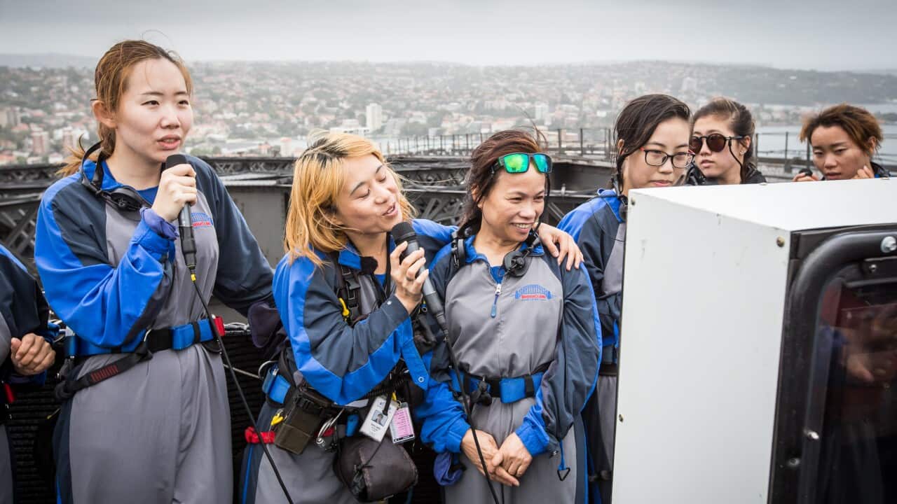 karaoke on harbour bridge