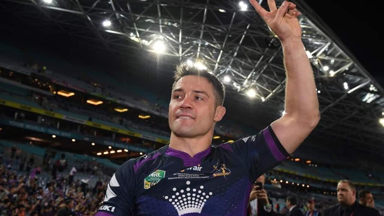 Former Melbourne Storm halfback Cooper Cronk