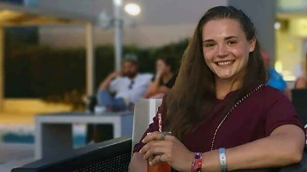 Saskia Jones, 23, who has been formally identified by the police as the woman who died following a terror attack at London Bridge on Friday.