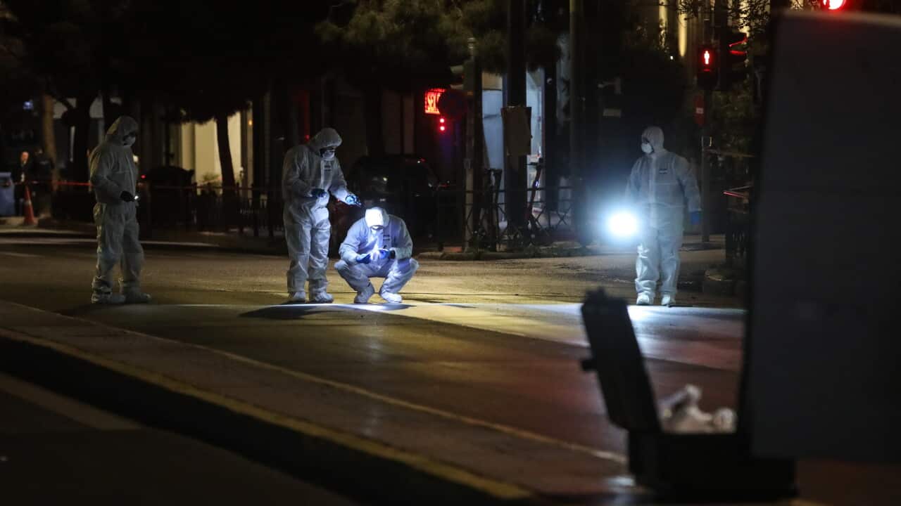 Explosion outside the Hellenic Train offices in Athens