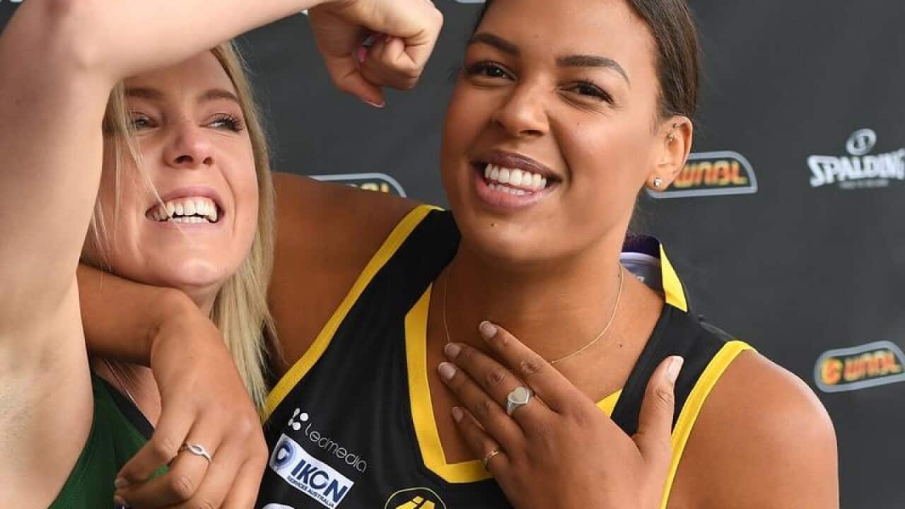 Liz Cambage of the Melbourne Boomers