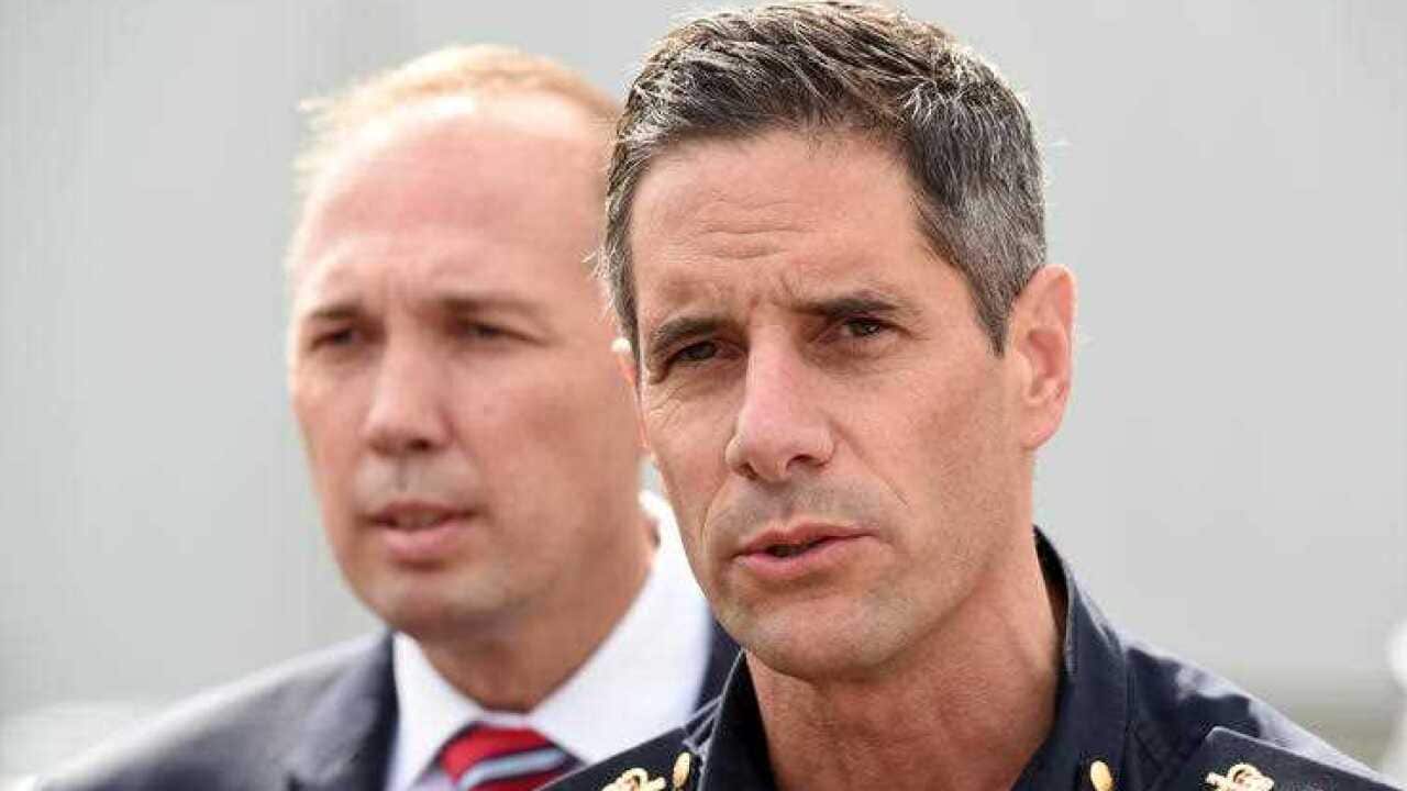 Peter Dutton and Roman Quaedvlieg in 2015