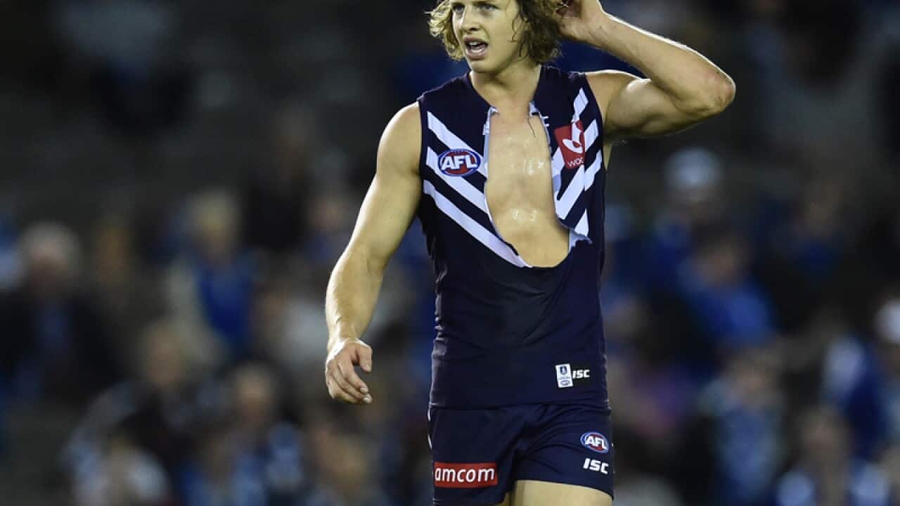 Fremantle Dockers player Nat Fyfe.