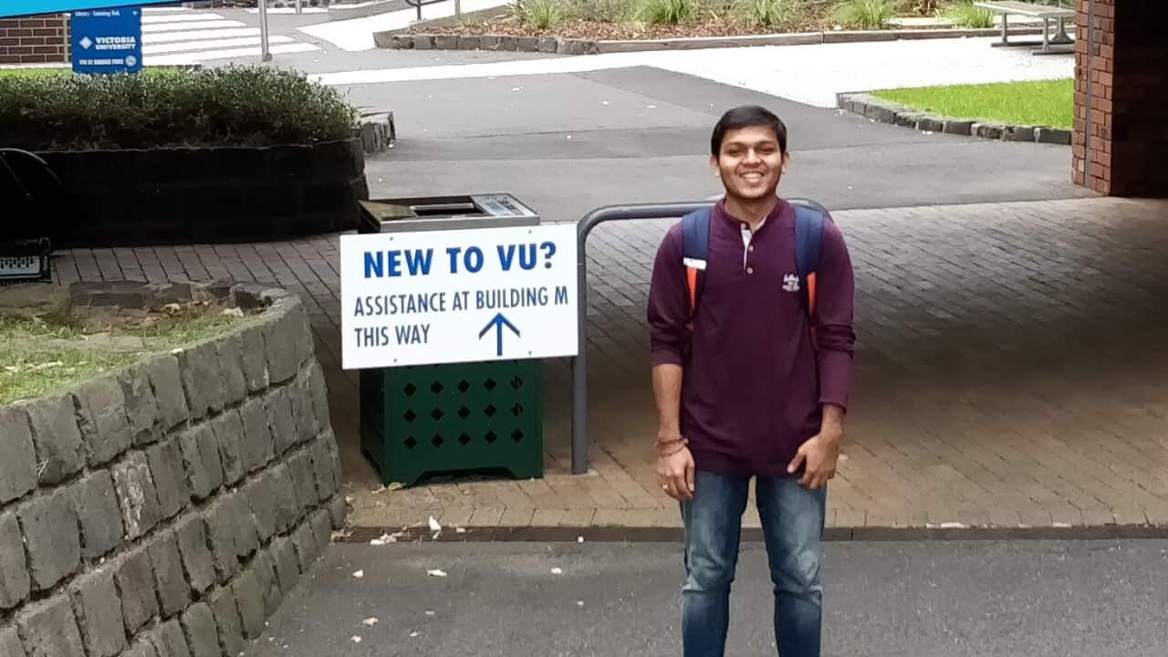 Victoria University student Dhruv Patel