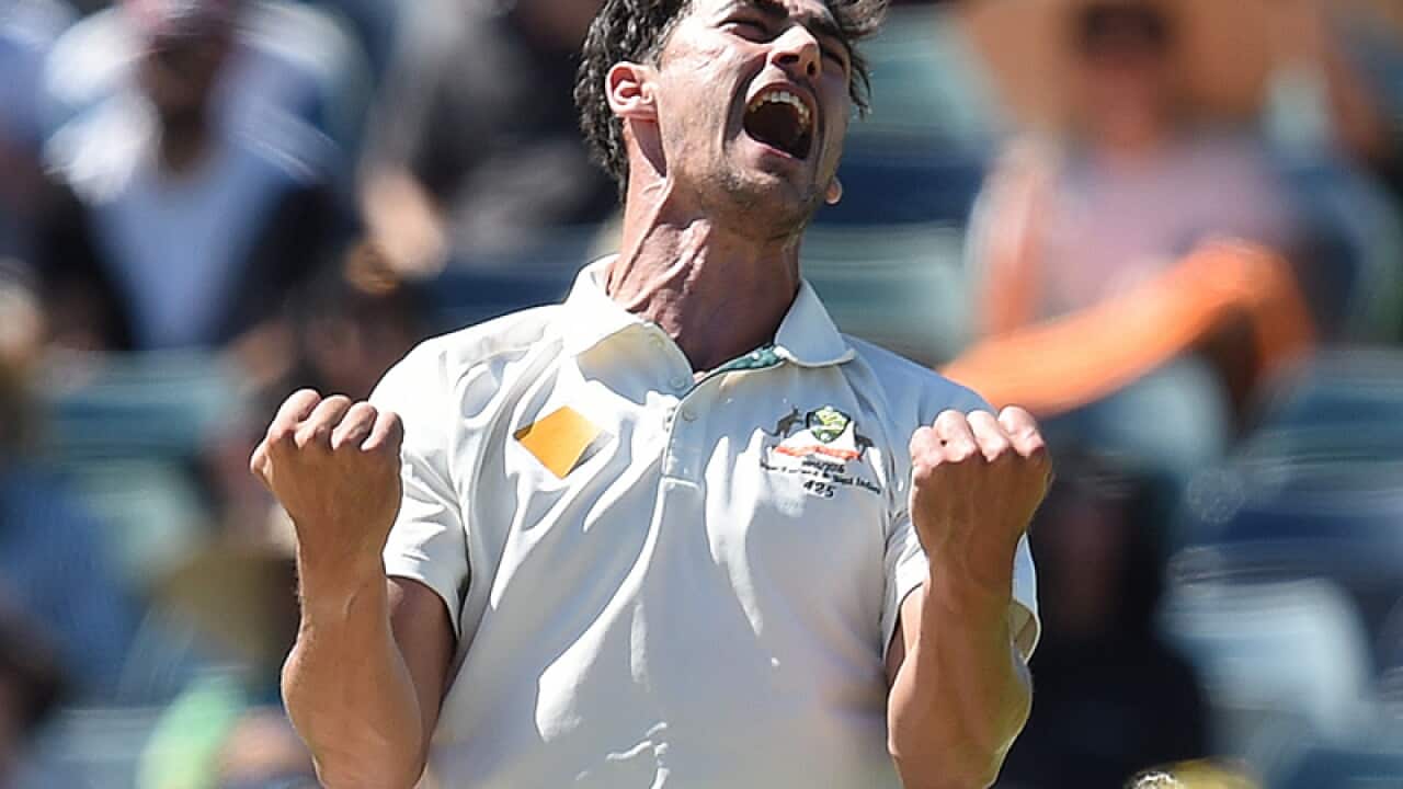 Australian fast bowler Mitchell Starc