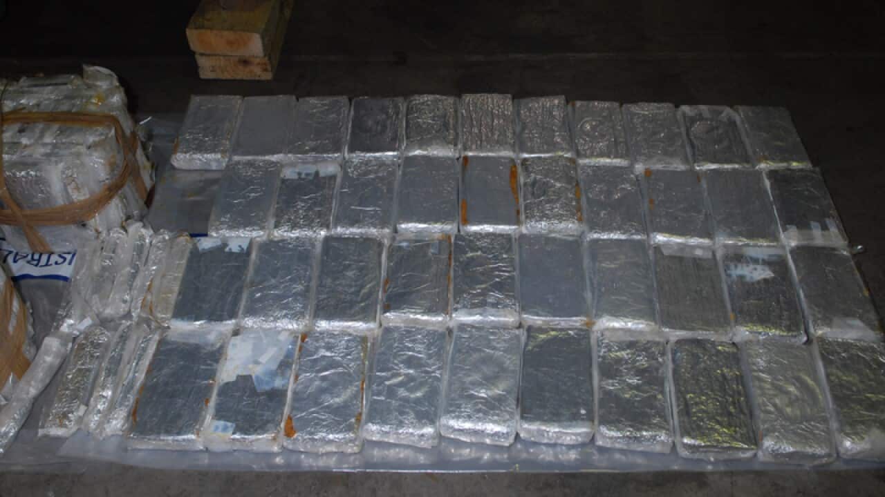 A seizure of about 71kg of cocaine from Panama