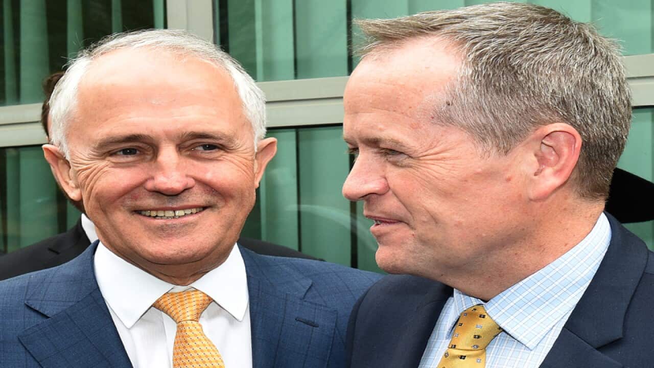 Prime Minister Malcolm Turnbull and Opposition leader Bill Shorten