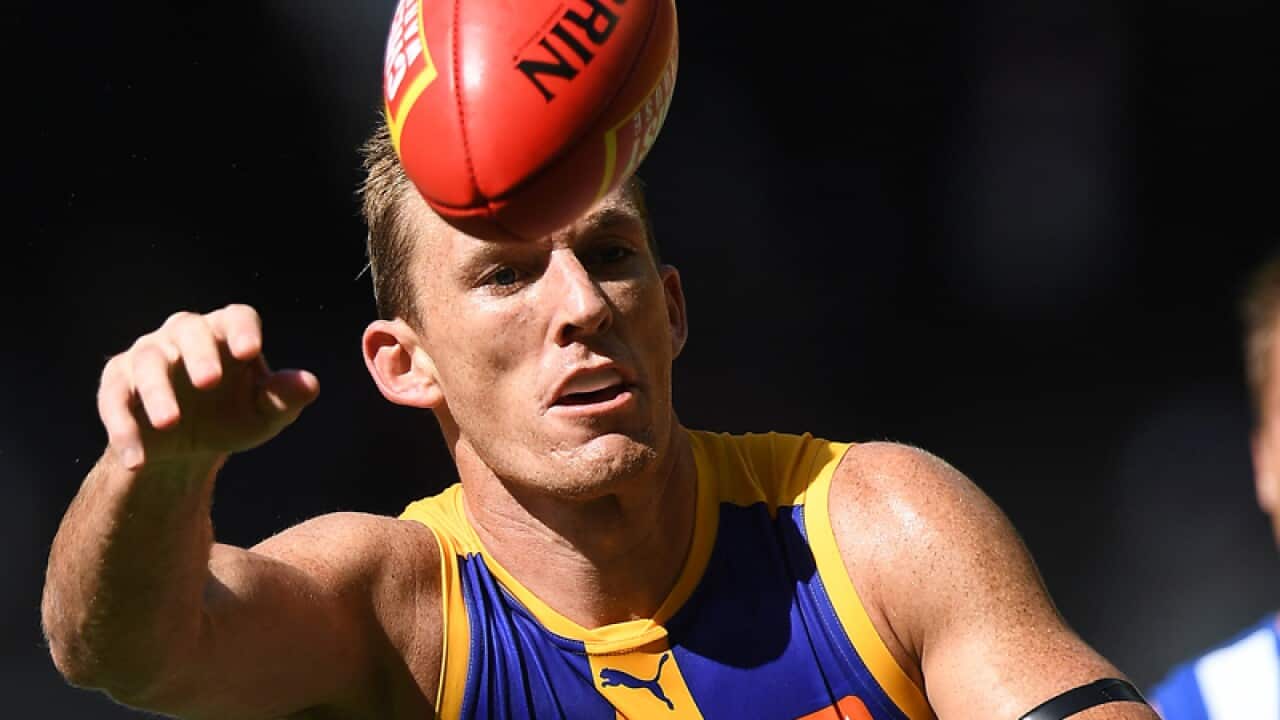 Drew Petrie of the Eagles