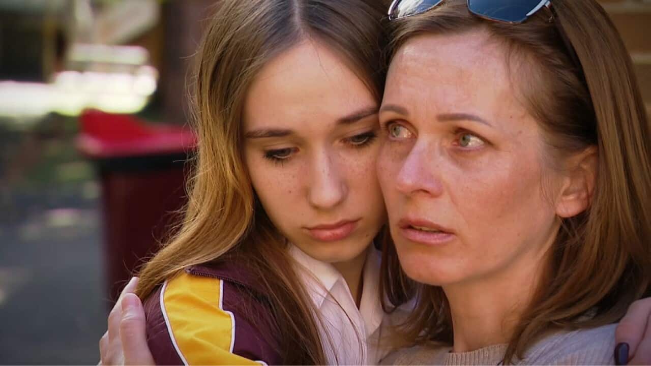 Tetyana and Alina Hoska fled from Dnipro to Australia