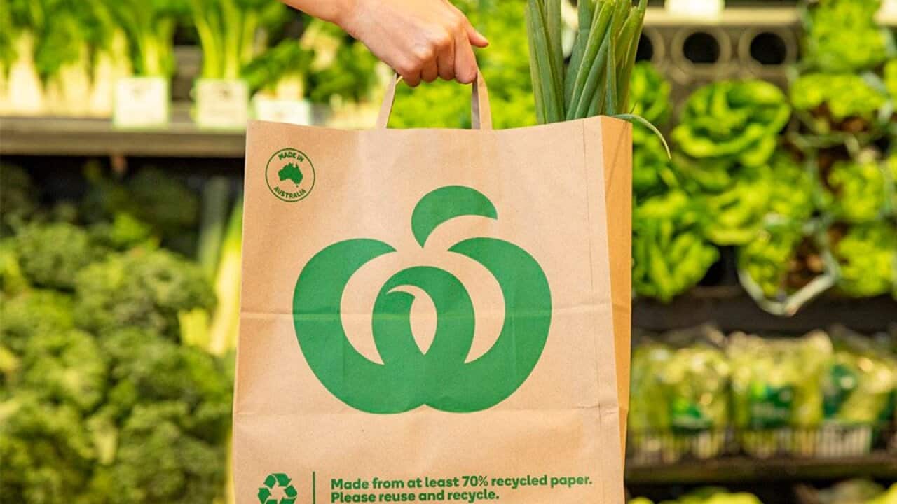 Woolworths is now offering its customers in Victoria, Tasmania and Western Australia a locally-made paper carry bag.