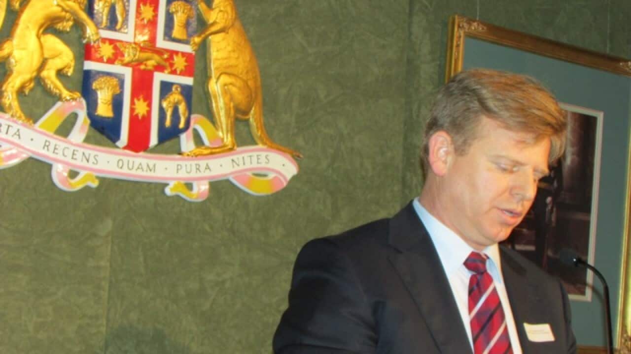 Jasmin ef Berkic na iftaru koji je piredio premijer NSW Barry O’Farrell, 2013.godine