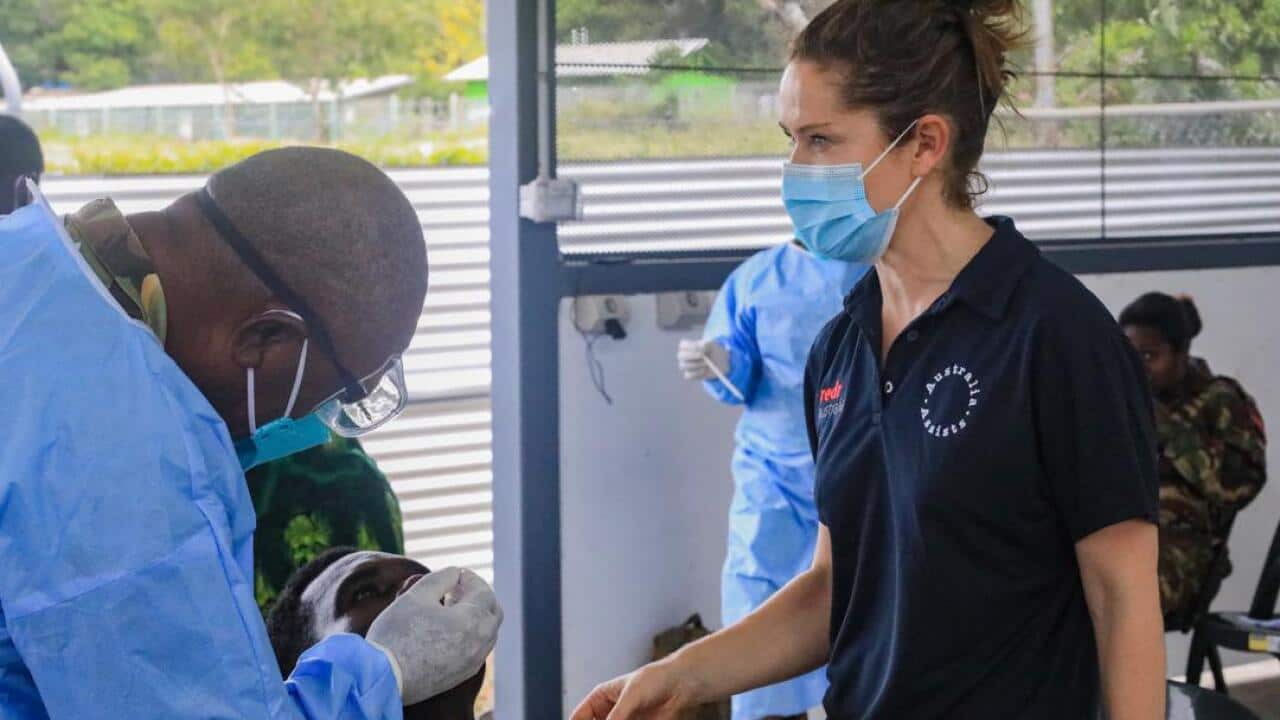 Abby Peacock-Smith works alongside the local Health Department in infection control, advising on Personal Protective Equipment (PPE) and social distancing guidelines.