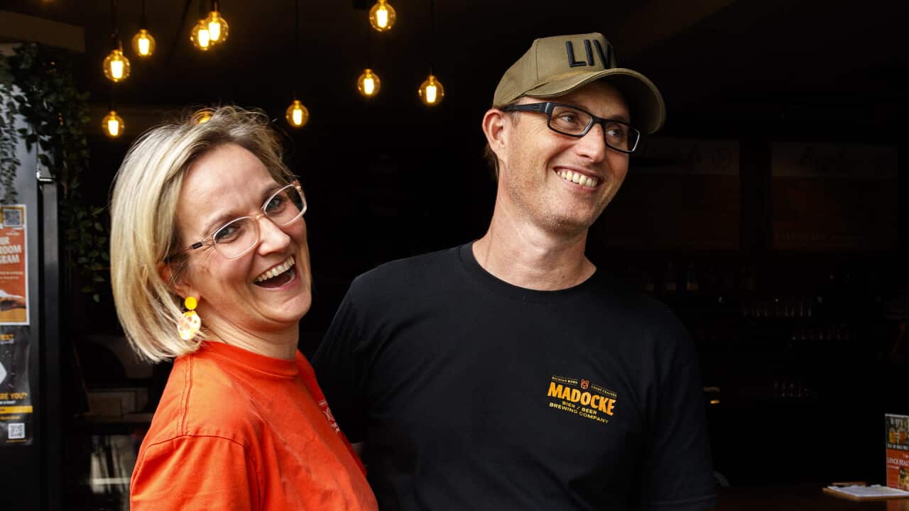 Annelies and Jimmy Nijskens van Madocke Beer Brewing Company