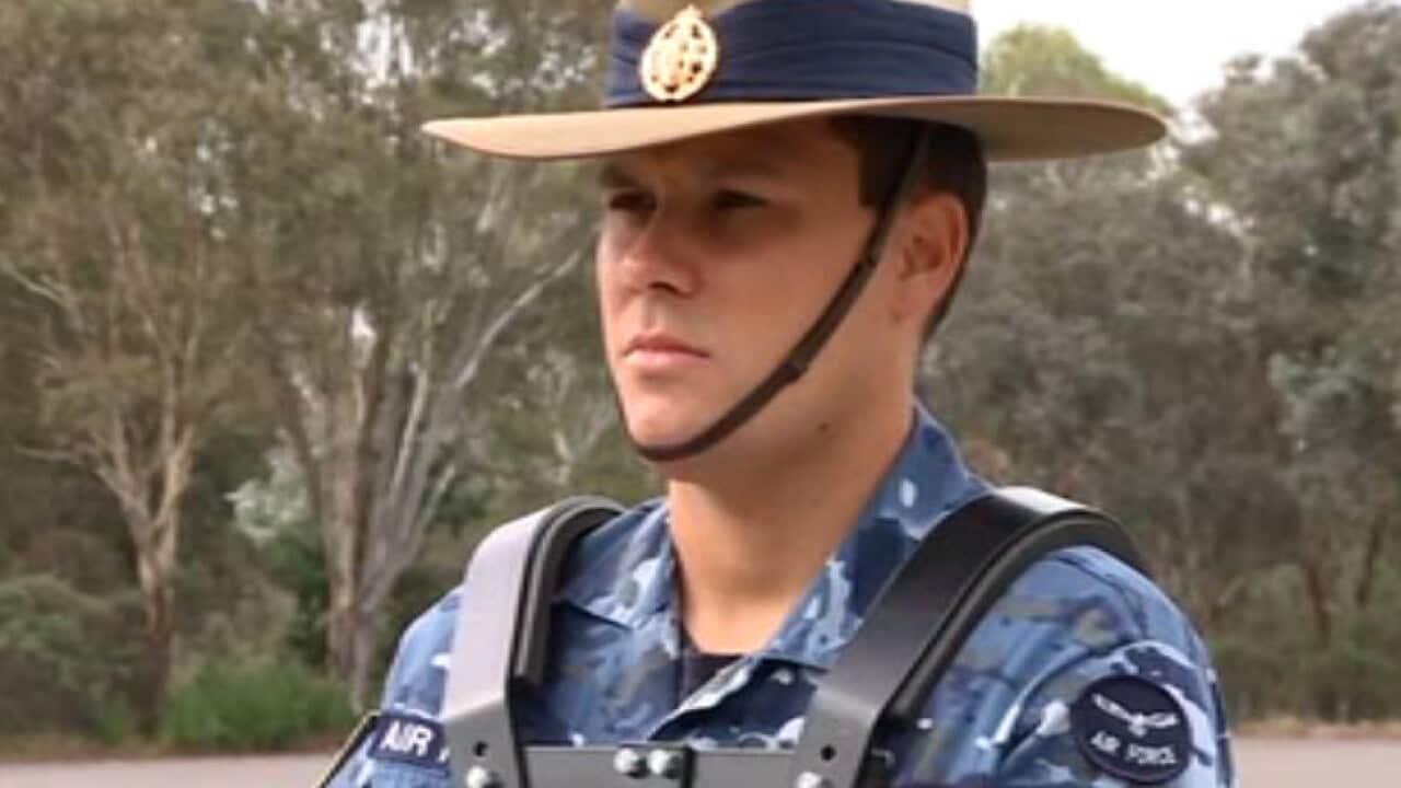 Leading Aircraftsman and Kamilaroi man Michael Cumbers.