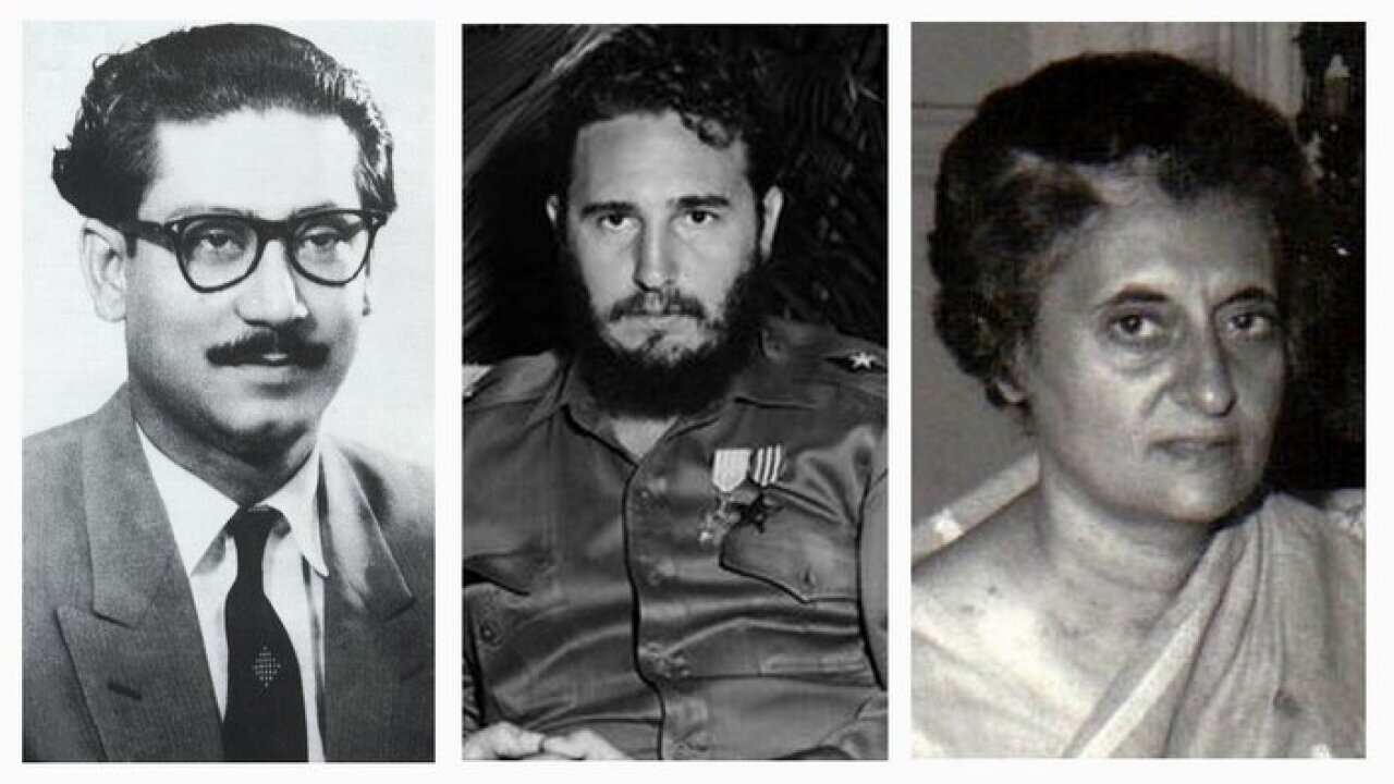 Mujib, Castro, Indira