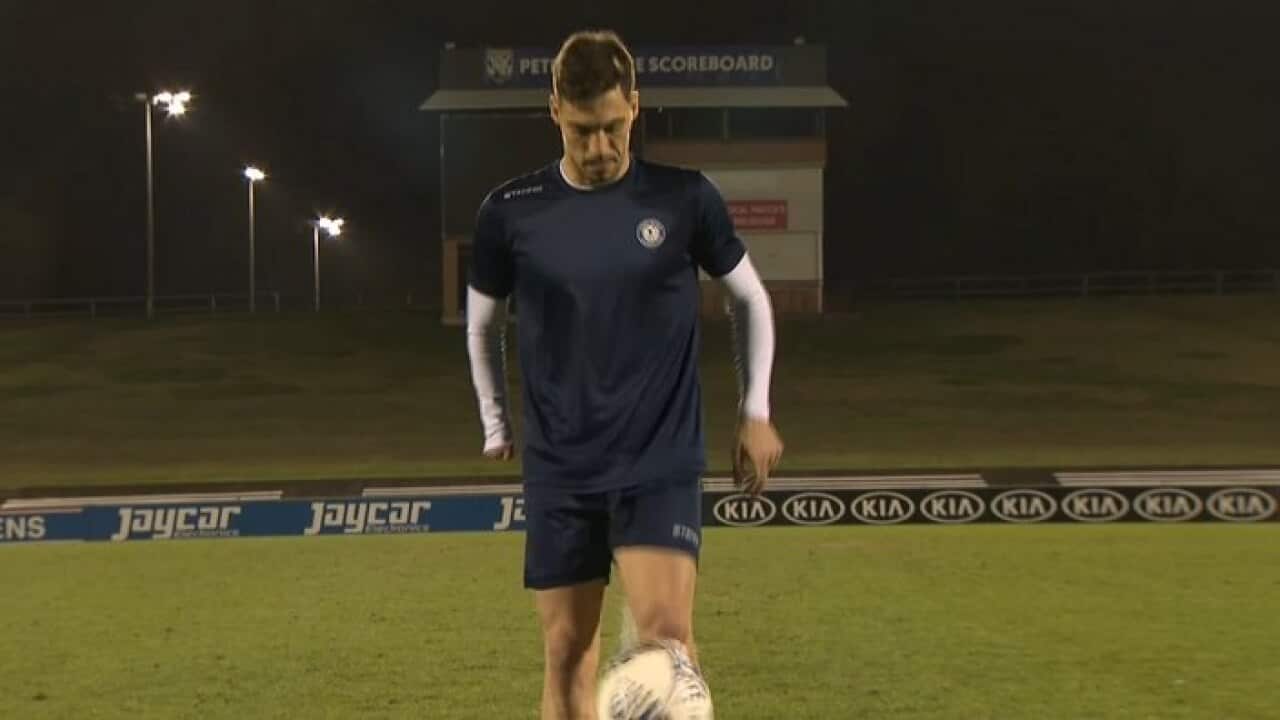 Footballer Alex Sanchez