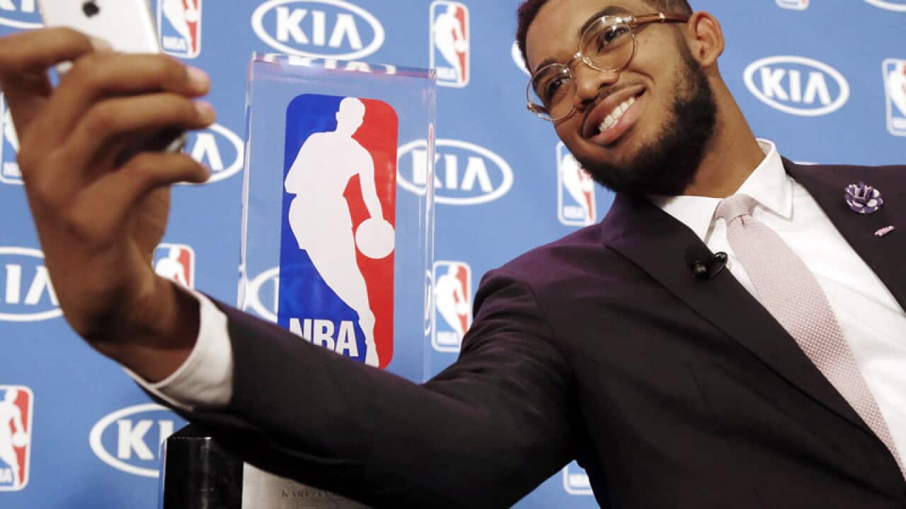 Minnesota Timberwolves centre Karl-Anthony Towns