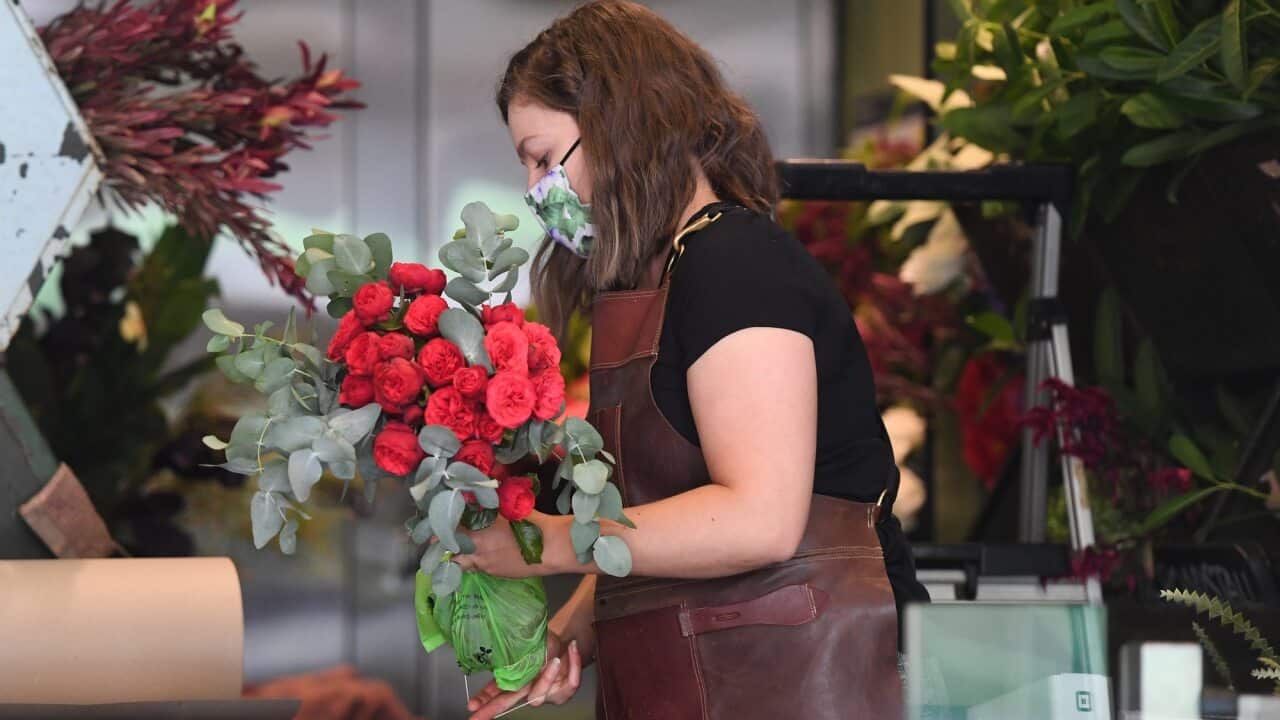 Businesses in Melbourne say the loss in trading over Valentine's Day will put them out by tens of thousands of dollars.