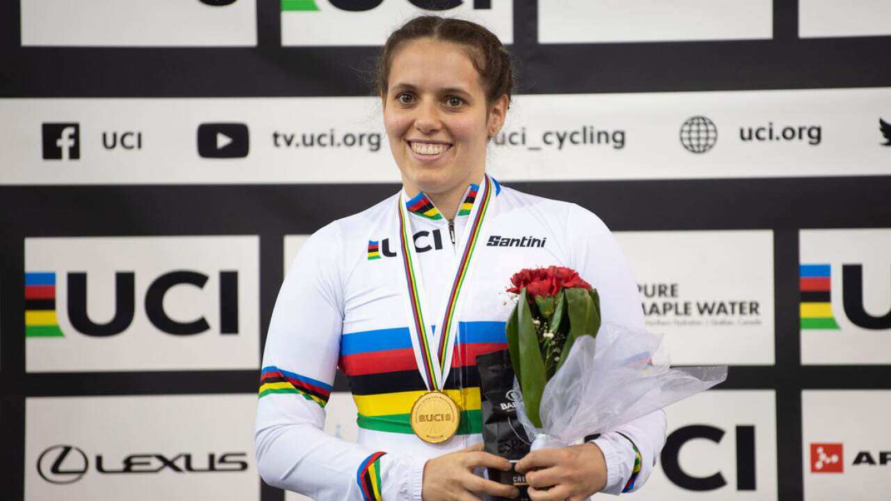 Amanda Reid, Paracycling at the track world championships