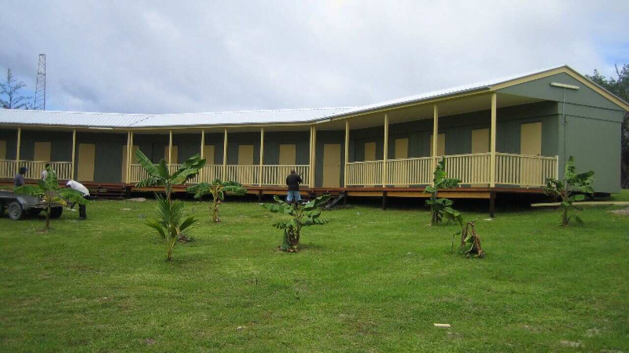 File photo of the detention centre accommodation on Nauru