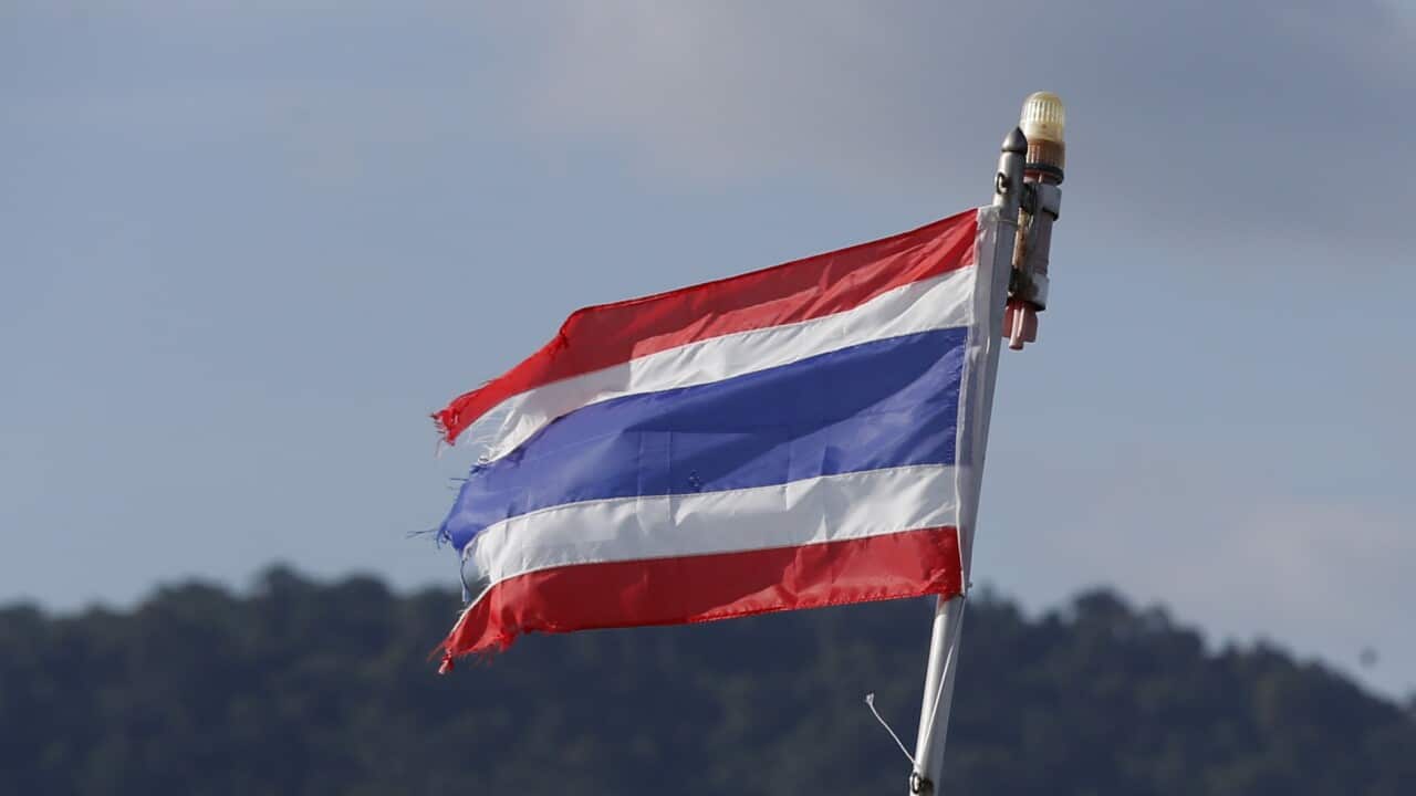 Thai national flag.