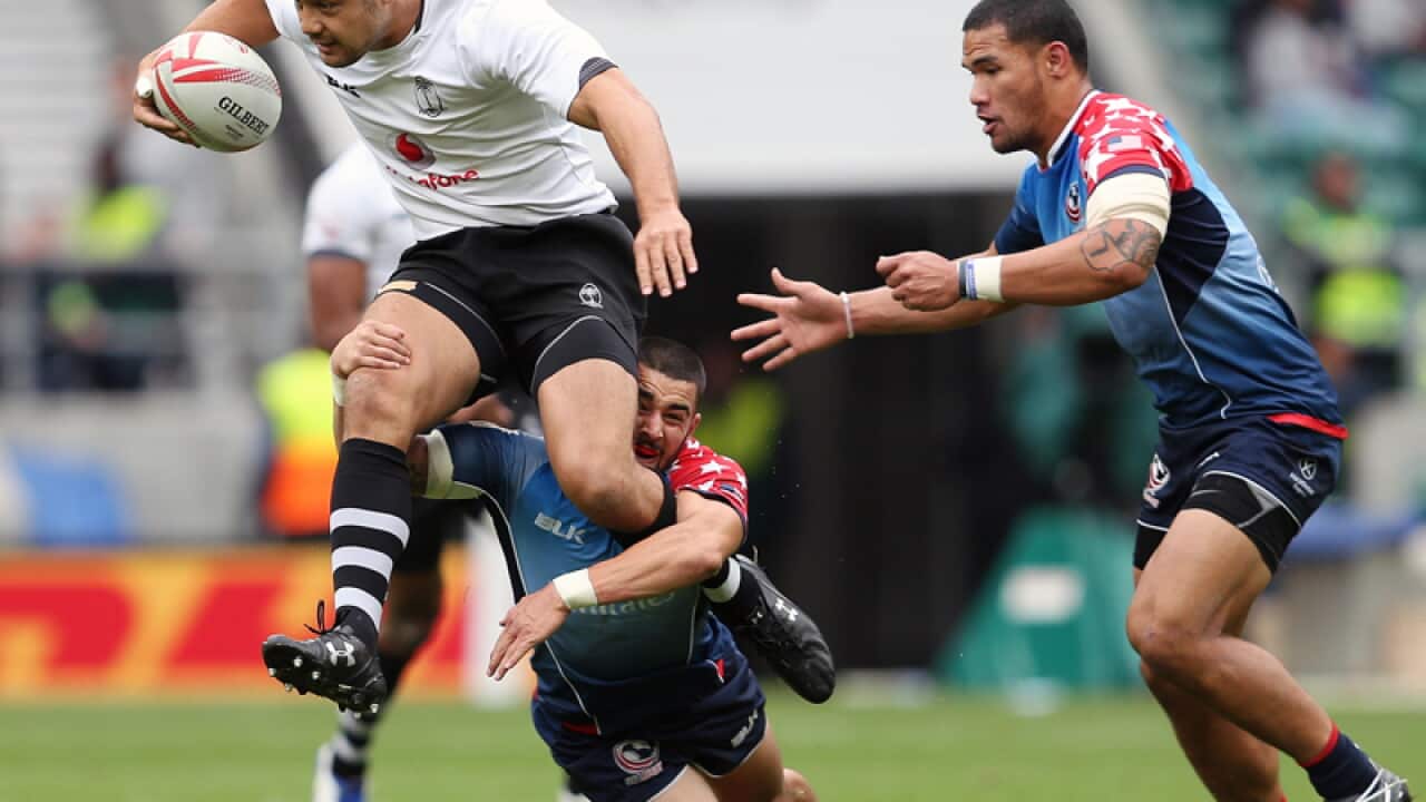 Fiji's Jarryd Hayne at Twickenham