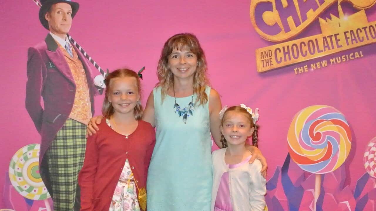 Elena Nikiforova and her daudhters