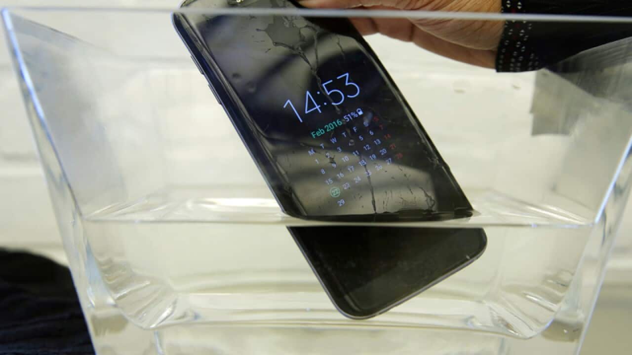 A waterproof Samsung Galaxy S7