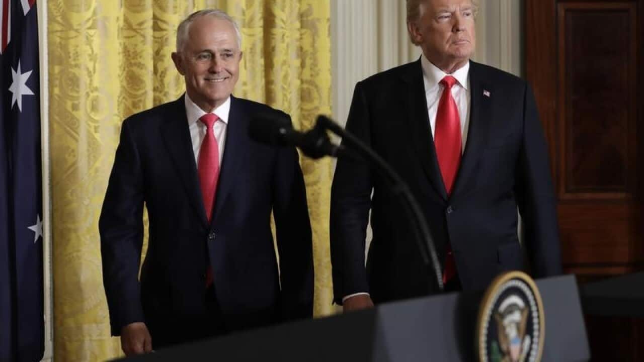 Malcolm Turnbull and Donald Trump