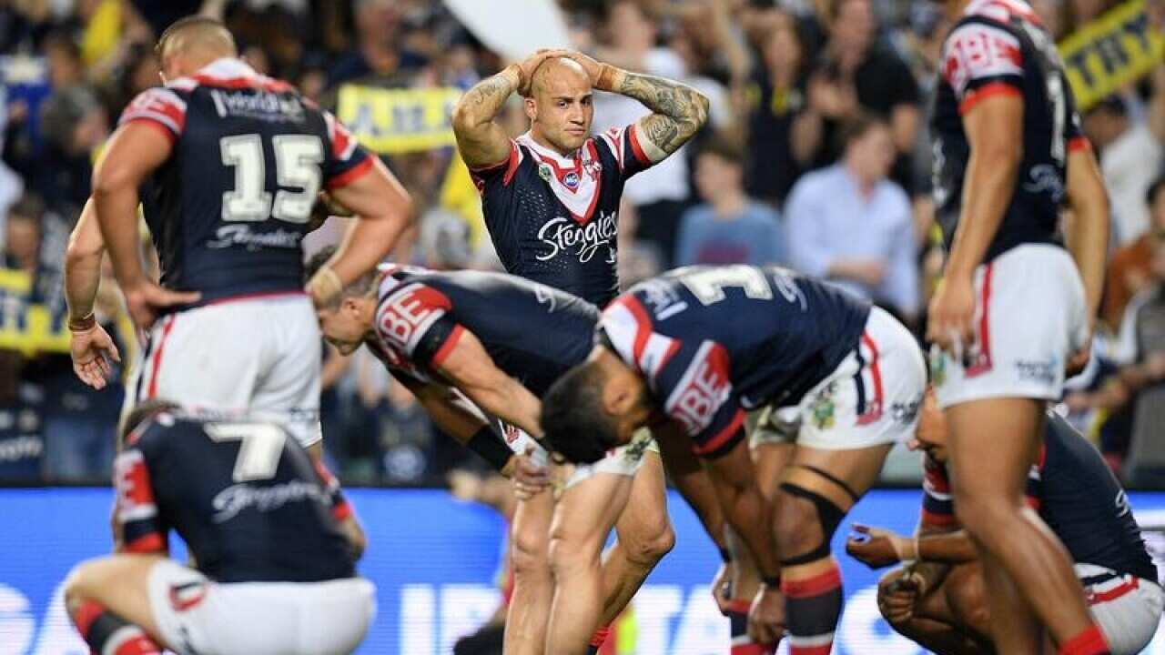Shattered Roosters players.