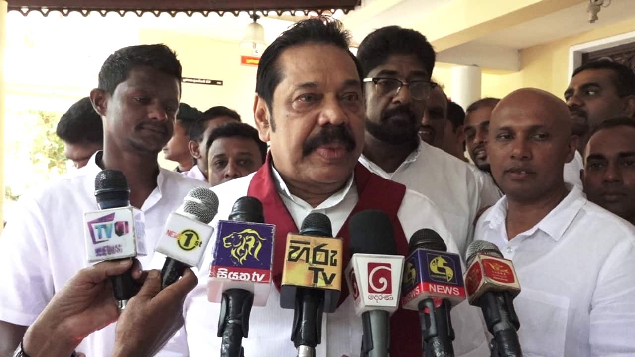 Mahinda gave a clue about the Sri Lanka Provincial Council Election.