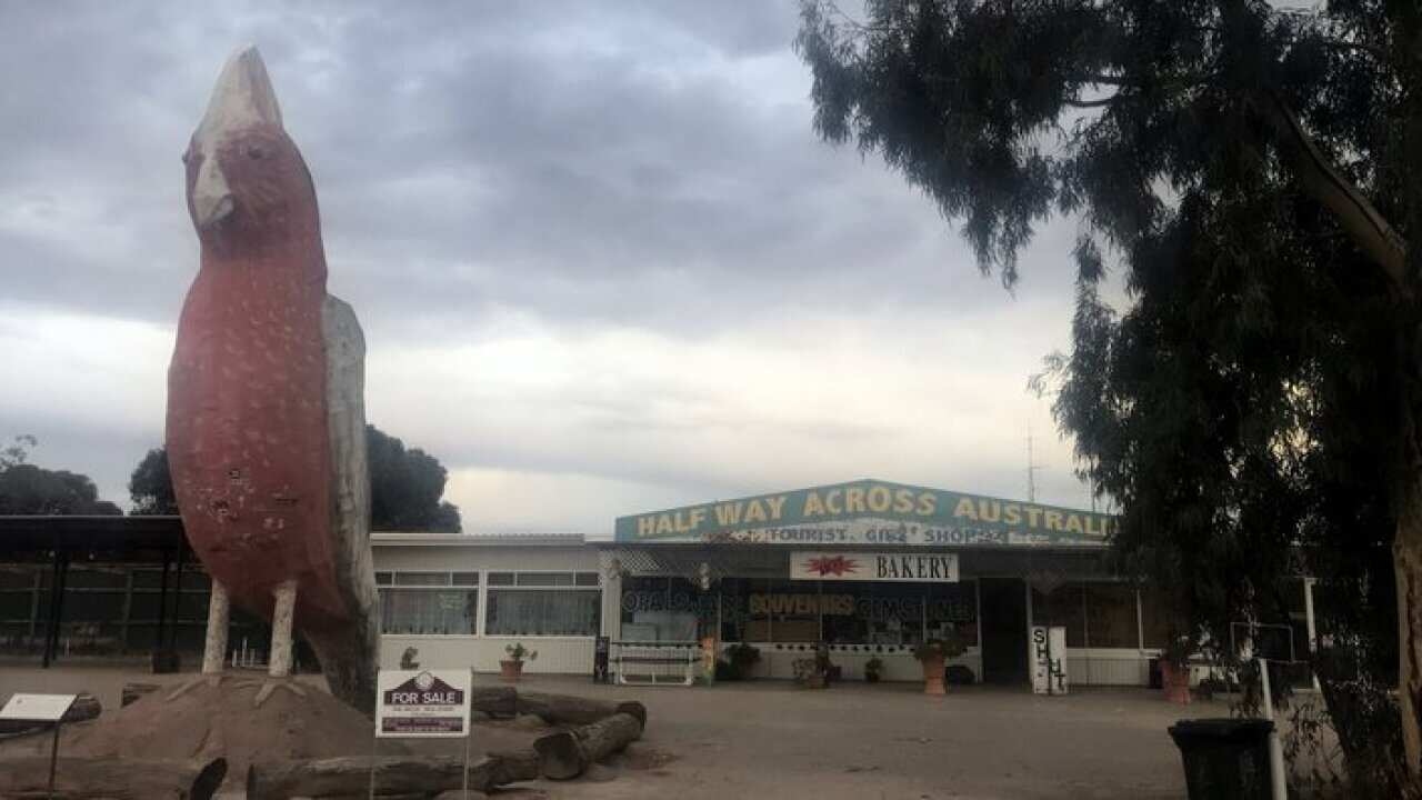The town of Kimba, halfway across Australia