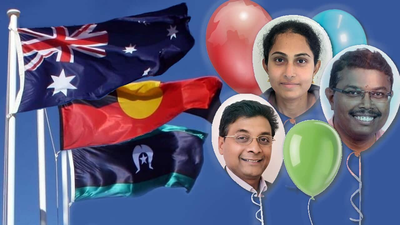 Abirami, Thiru Arumukam and Rama