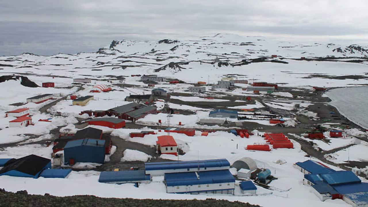 Chilean base at Antartic