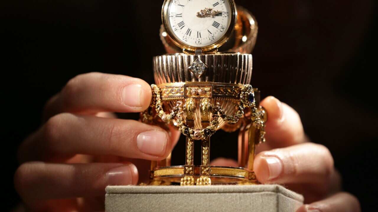 A $A36mil lost Faberge egg on display for the first time