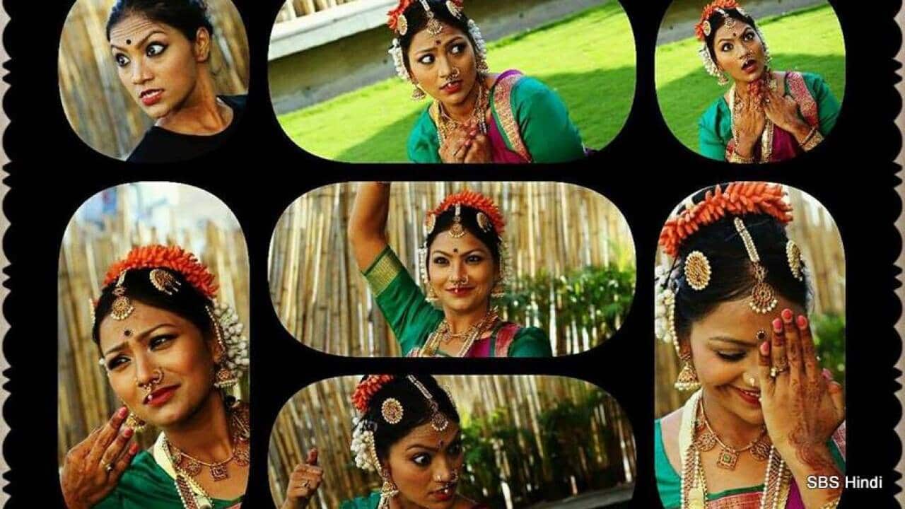 Aarti Bajaj in differnt Dance Mudras